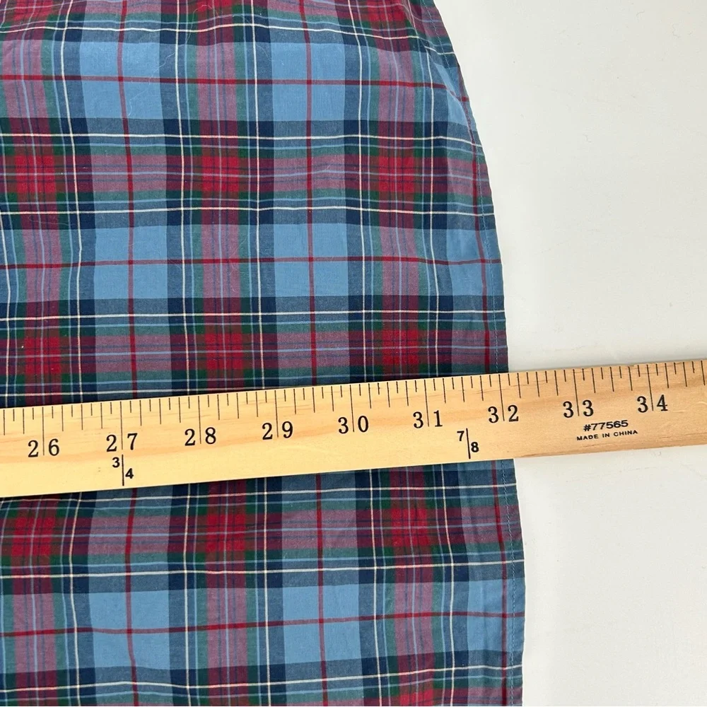 Ralph Lauren‎ Plaid Shirt Mens 1XB Blue Pony Button Down Big Classic Preppy